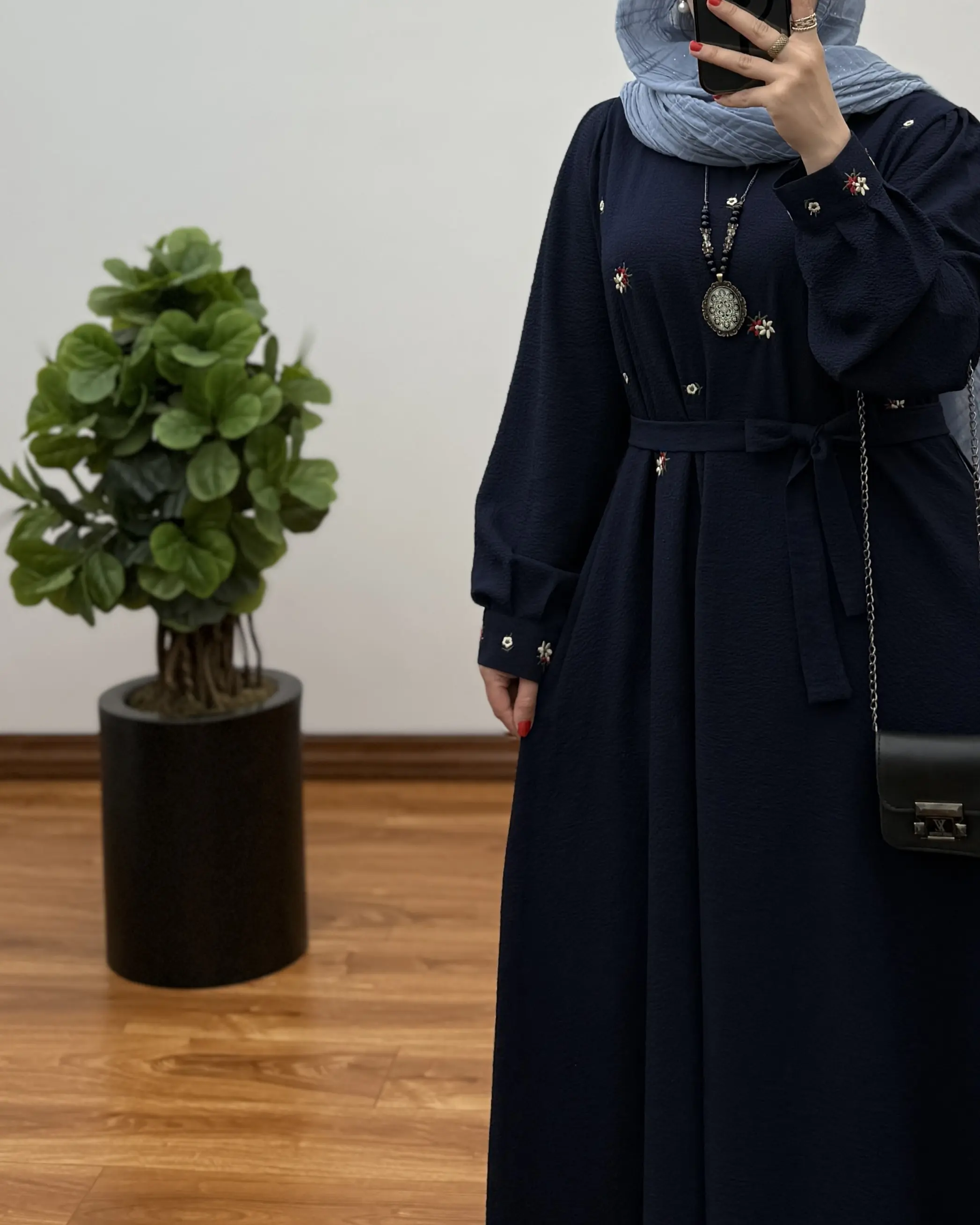 پیراهن مانتویی بلند پفکی مدل راحیل